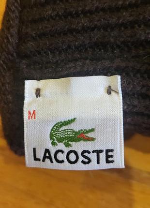 Оригинальеые унисекс  перчатки lacoste 3