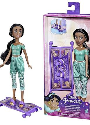 Лялька disney princess жасмін з чарівним килимом на коліщатках