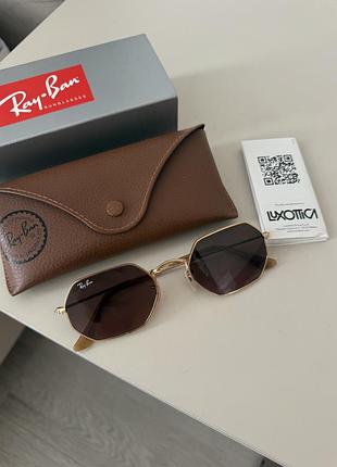 Сонцезахисні окуляри унісекс ray-ban з коричневими лінзами
