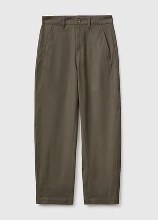 Женские хаки прямые джинсы benetton