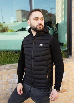 Жилетка чоловіча nike чорна, розмір 46-52