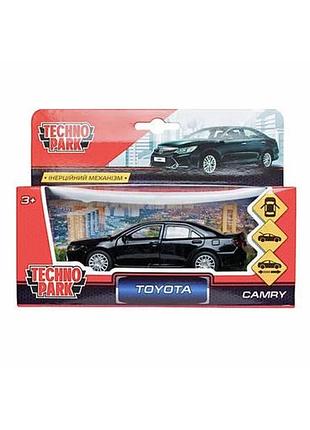 Нова в коробці інерційна машинка автомодель toyota camry technopark (camry-bk,чорна)