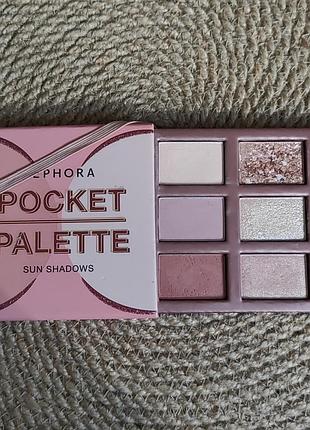 Компактна палетка тіней для повік sephora collection mini pocket palette