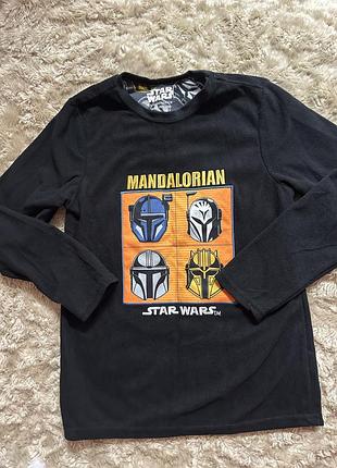 Теплий флісовий піжамний реглан star wars mandalorian