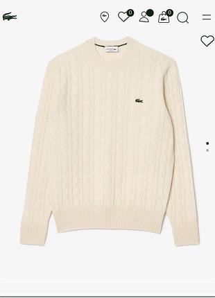 Вовняний светр lacoste