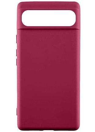 Чохол tpu getman liquid silk для google pixel 11 бордовий / marsala