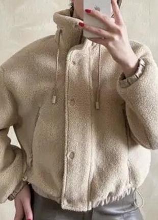 Шубка дубльонка zara
