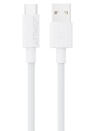 Дата кабель acefast c18-04 usb to type-c 3a (1.2m) white