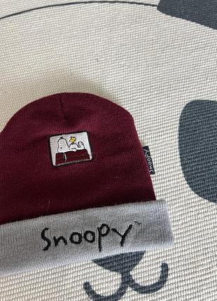Шапочка snoopy 2-4р