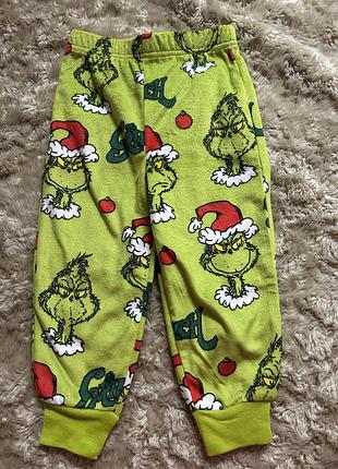 Велюрові піжамні штани грінч grinch primark
