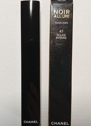 Тушь для ресниц chanel noir allure 47 rouge intense 6g