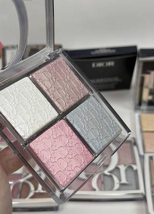 Хайлайтери dior backstage glow maximizer palette 001, 002, 004