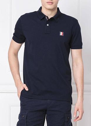 Чоловіча поло футболка tommy hilfiger icon mini badge regular polo xl-2xl