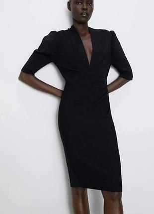 Елегантна трикотажна сукня zara