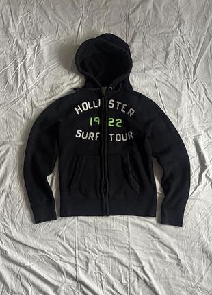 Hollister surf tour vintage zip hoodie / щільна зіп-худі холлістер y2k (s)