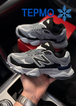 Жіночі термо кросівки new balance 9060 сірі