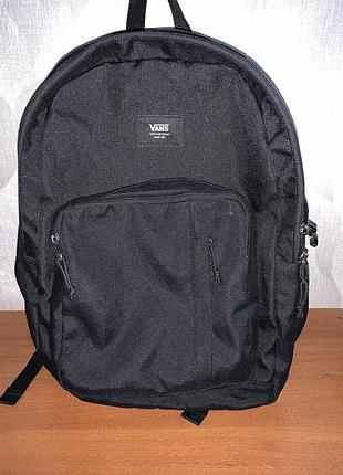 Чорний рюкзак vans old skool trek backpack