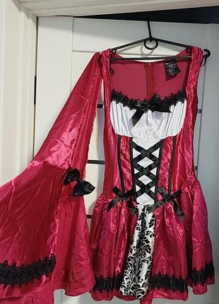 Готический костюм красная шапочка / аниме gothic lolita / косплей на хелловин