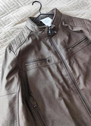 Куртка осенняя мужская lc waikiki экокожа 4xl