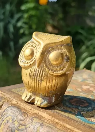 Колекційна скульптура у формі розумного сови! сова🦉
