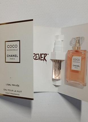 Пробник 1.5мл chanel coco mademoiselle l'eau privée