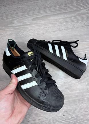 Кросівки adidas superstar чорні, розмір 38, унісекс