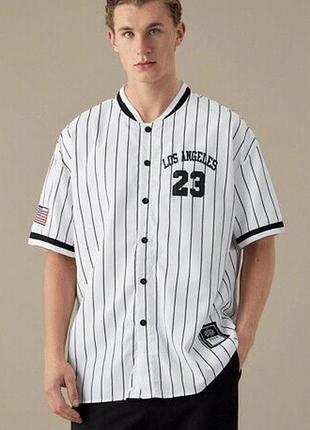 Рубашка с коротким рукавом/бомбер shein los angeles 23 jordan t-shirt jersey bomber era usa original xxl(2xl)-3xl nike футболка