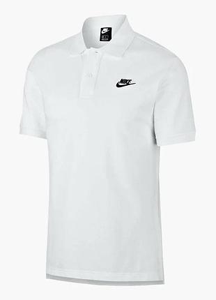 Біла чоловіча футболка поло nike nsw polo t-shirt ck barbour original xxl (2xl) — 3xl jordan x fred perry