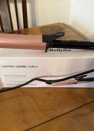 Плойка для волосся babyliss 38mm curling tong