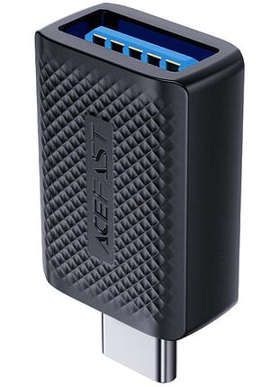 Перехідник acefast j1 type- male to usb female black