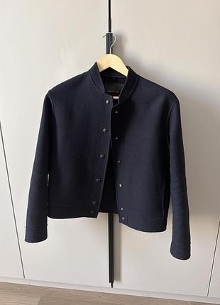 Massimo dutti бомбер синій