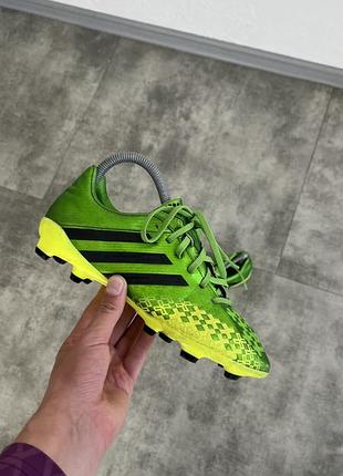 Бутси чоловічі adidas predator зелені, розмір 38