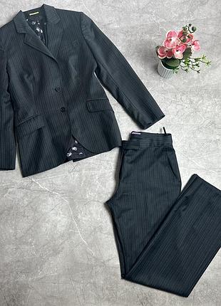 Вінтажний жіночий костюм 100% шовк made in italy