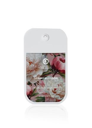 Парфюмированный мист для волос и тела spring blossom kreasyon creation 45 мл