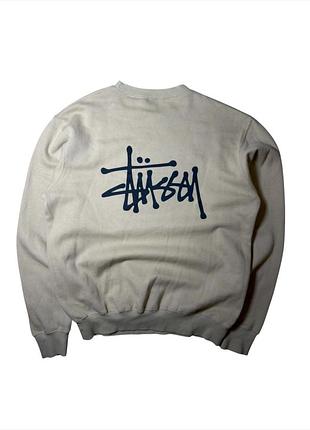 Стильний світшот stussy basic crewneck