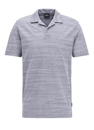 Серая мужская футболка поло hugo boss pye light pastel grey polo tee grey shirt ck barbour original l-xl fred perry