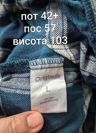 Фланелевые пижамные штанишки р.l 2