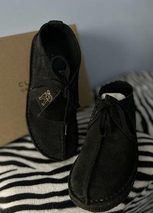 Clarks originals desert trek напівчеревики жіночі замшеві