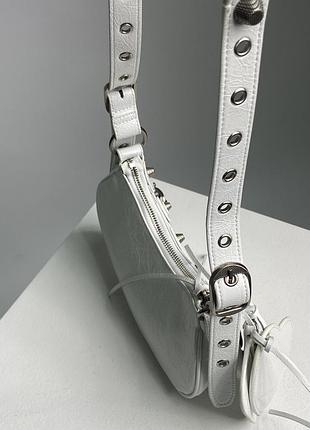 Сумочка le cagole xs shoulder bag white👀 5
