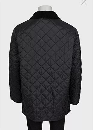 Оригінальна чоловіча куртка barbour liddesdale quilted jacket, чорна, розмір l, дуже гарний стан. 3