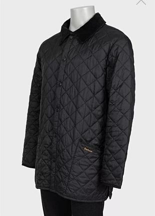 Оригінальна чоловіча куртка barbour liddesdale quilted jacket, чорна, розмір l, дуже гарний стан. 2