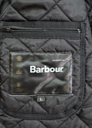 Оригінальна чоловіча куртка barbour liddesdale quilted jacket, чорна, розмір l, дуже гарний стан. 4