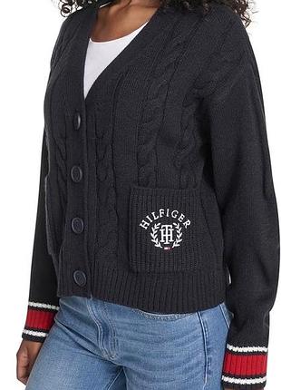 Кардиган жіночий tommy hilfiger чорний розмір s