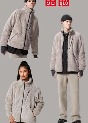 Флисовая куртка uniqlo, модель унисекс