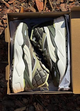Зимові кросівки \ черевики puma rs-x hi olive 392718-07