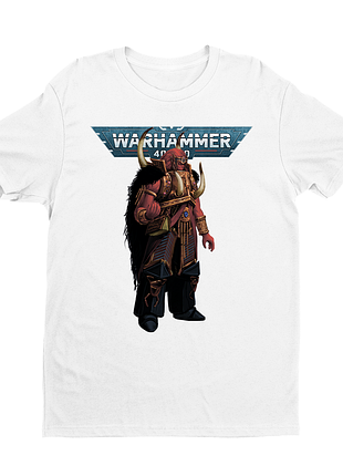 Футболка чоловіча з оригінальним принтом написом "warhammer кхорніт" push it