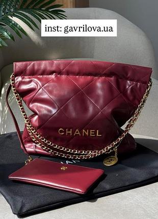 Сумка 22 handbag red quilted calfskin with gold hardware❤️