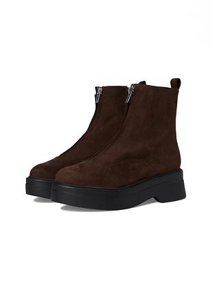 Черевики calvin klein, коричневі черевики на підошві calvin klein, calvin klein rivin booties
