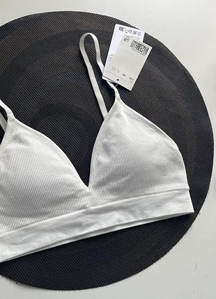 Топ в рубчик h&m