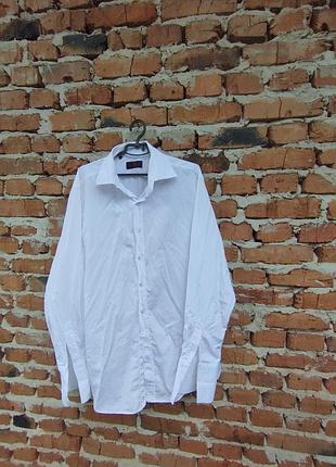 Чоловіча класична біла сорочка etro milano | розмір 44 | made in italy